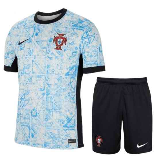 Men Portugal Soccer Replica Away Euro 2024 Jersey Suit